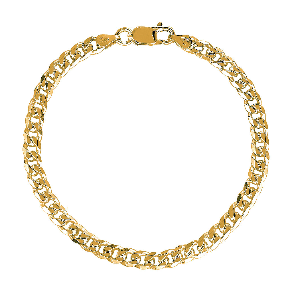 ROCKY CHAIN BRACELET- Yellow Gold & White Gold — White Gold / Yellow Gold, Diamond