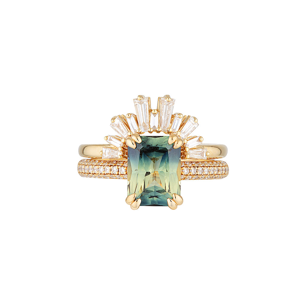 STELLA BAND — White Gold / Yellow Gold, Diamond