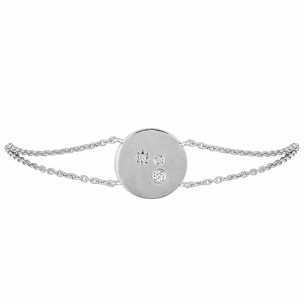 STEVIE BRACELET - Silver — Sterling Silver, Sapphire