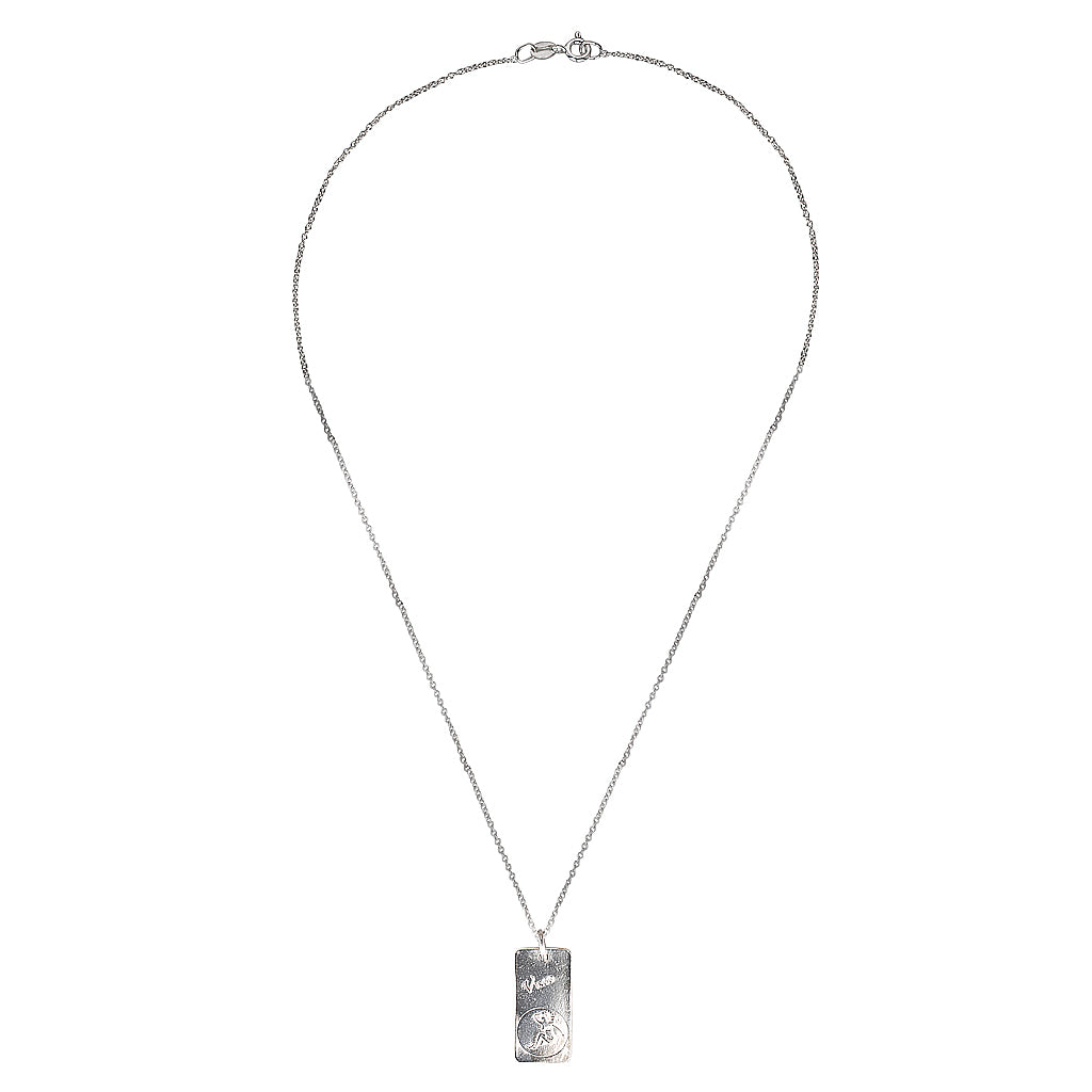 LEO ZODIAC PENDANT — Yellow Gold / Gold Plated / Sterling Silver, Diamond / Cubic Zirconia