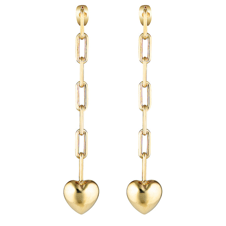 JAGGER DROP EARRINGS — White Gold / Yellow Gold / Gold Plated / Sterling Silver