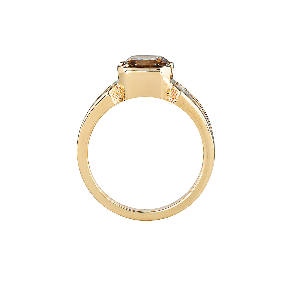 EDIE ENGAGEMENT RING — Yellow Gold, Diamond