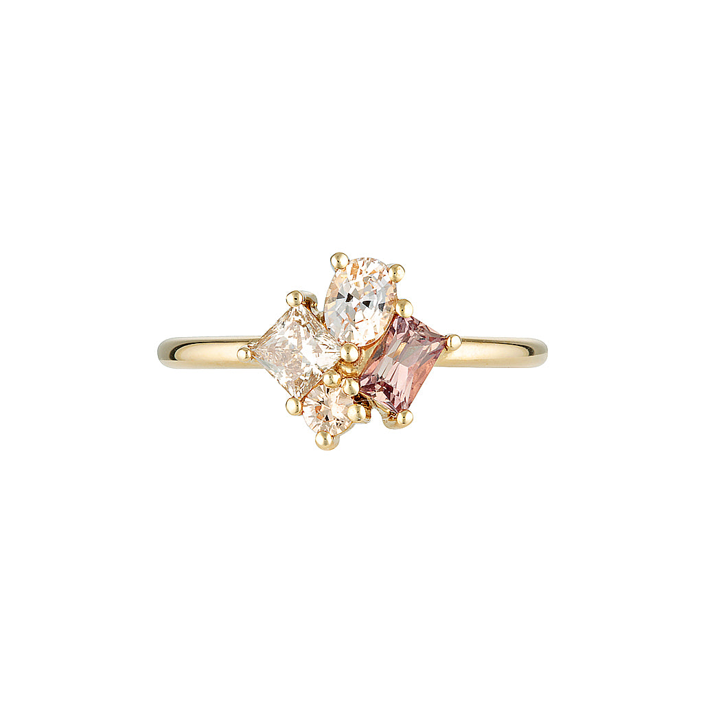 MIRII RING - Australian Sapphires — Yellow Gold, Diamond / Sapphire