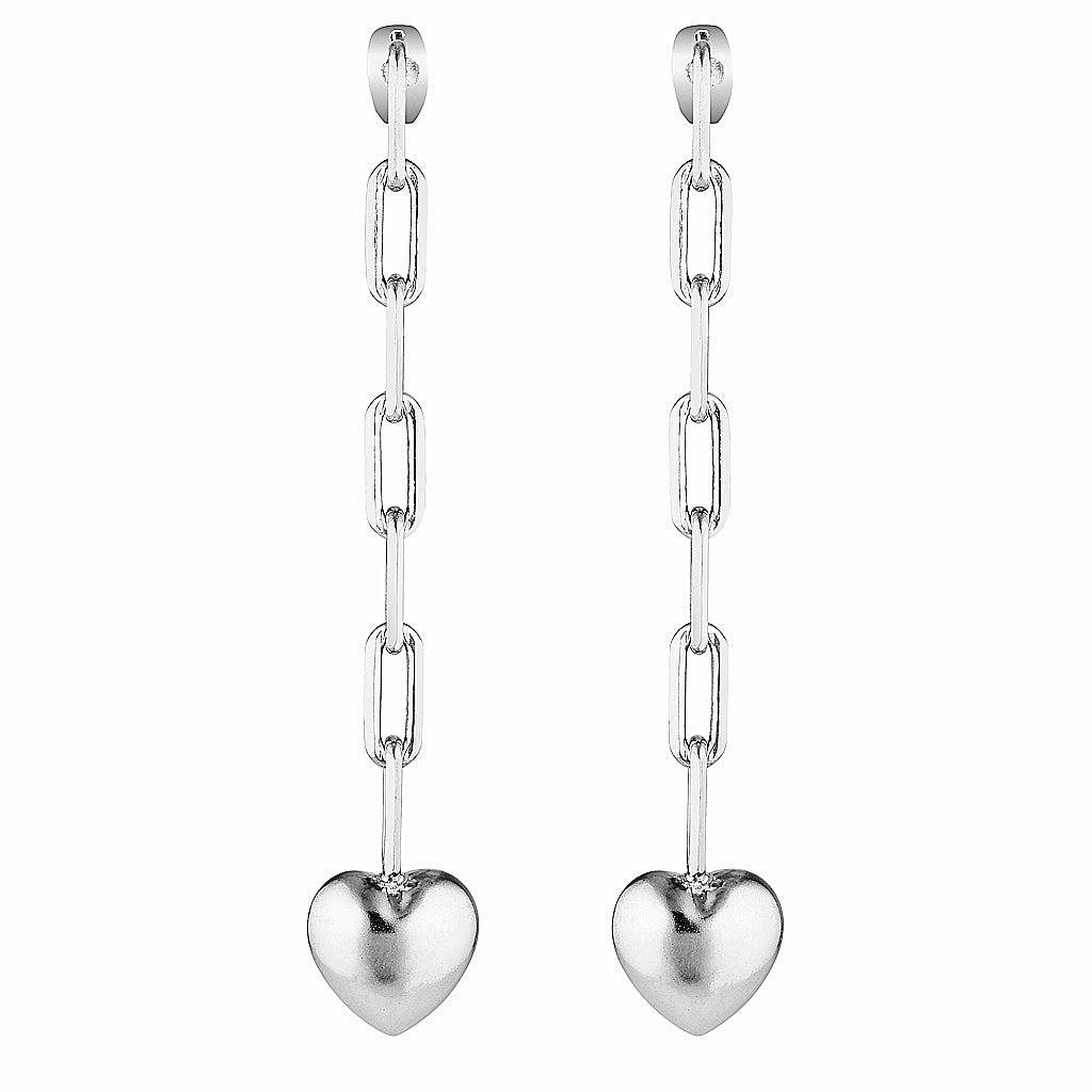JAGGER DROP EARRINGS — White Gold / Yellow Gold / Gold Plated / Sterling Silver