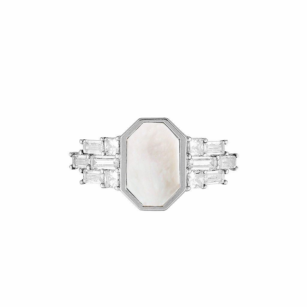 COTE CALLIOUX RING — White Gold / Yellow Gold, Diamond