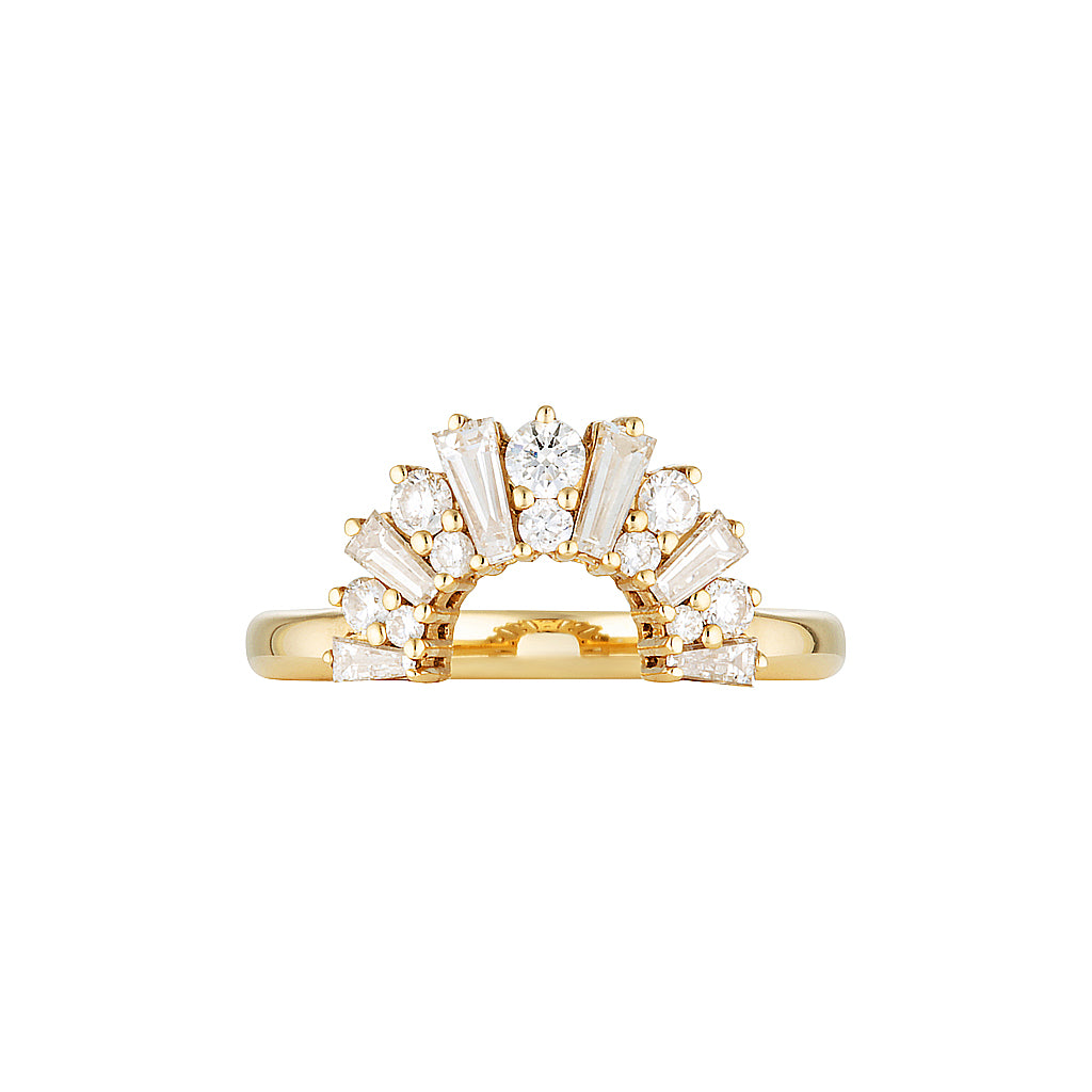 ETOILE BAND — White Gold / Yellow Gold, Diamond