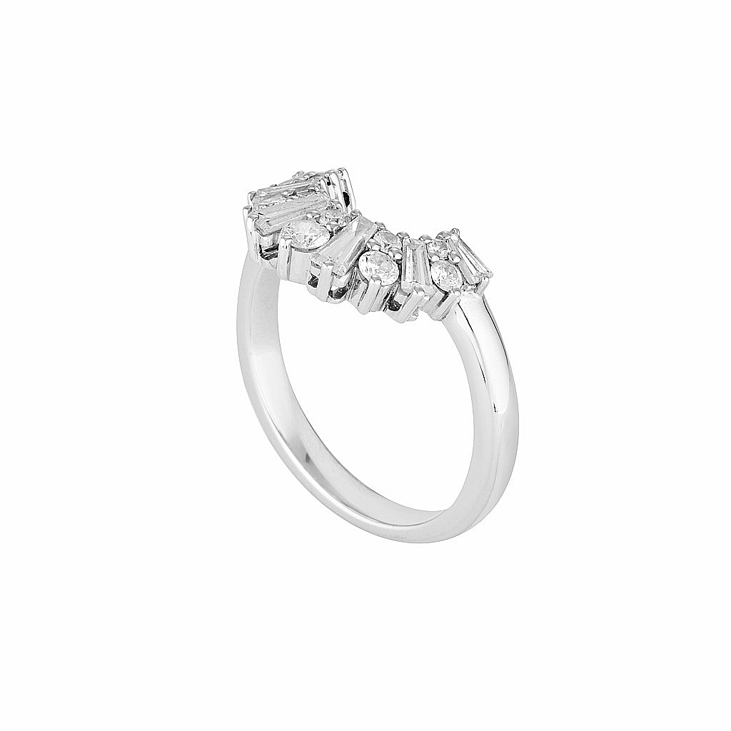 ETOILE BAND — White Gold / Yellow Gold, Diamond