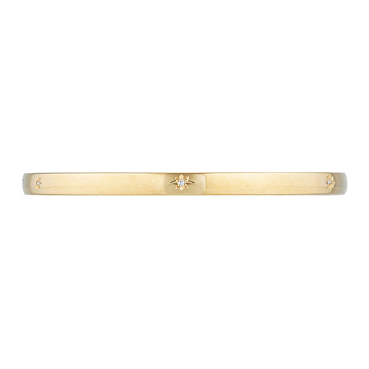 LUNAR BANGLE — White Gold / Yellow Gold / Gold Plated / Sterling Silver, Diamond / Sapphire