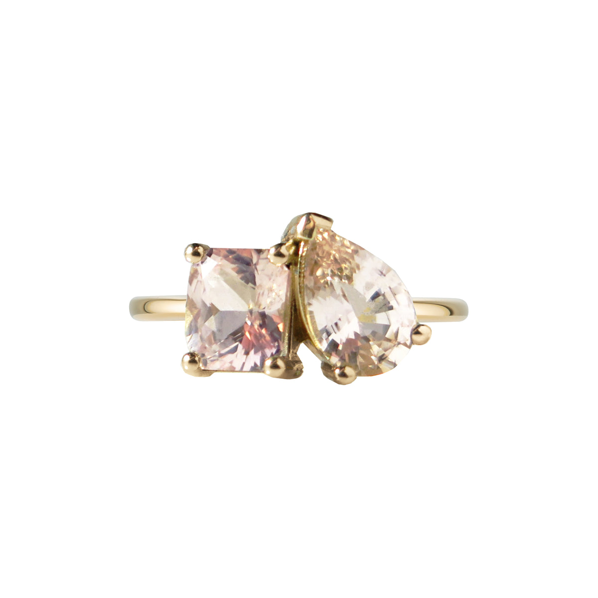 TOI ET MOI RING — Yellow Gold, Diamond / Sapphire / Zircon