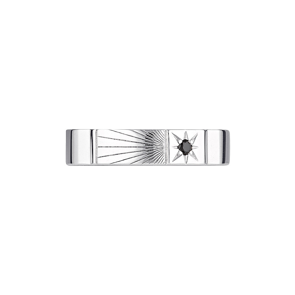 ZEPPELIN RING - Silver — Sterling Silver, Sapphire