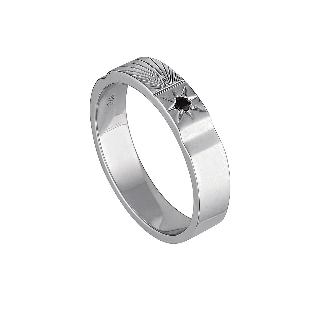 ZEPPELIN RING - Yellow & White Gold — White Gold / Yellow Gold, Opal