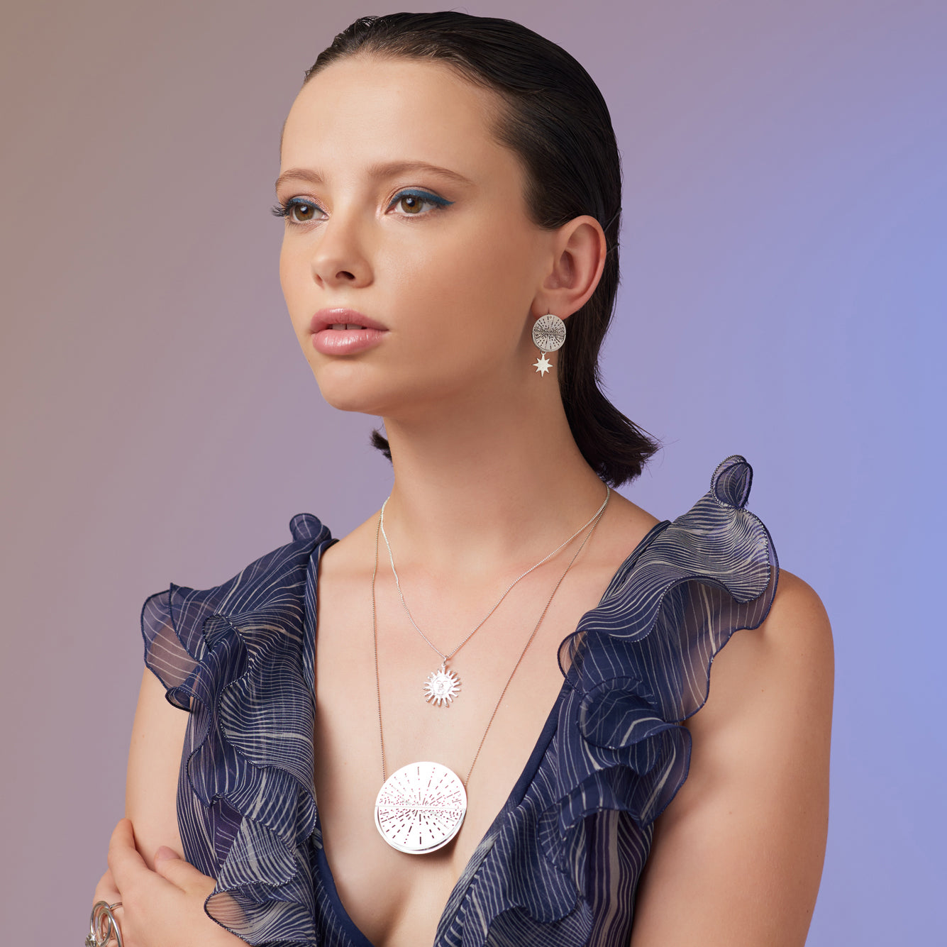 APOLLO PENDANT — Yellow Gold / Gold Plated / Sterling Silver