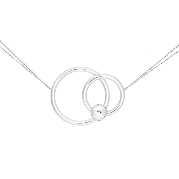 ASTRAL ORBIT NECKLACE — Sterling Silver