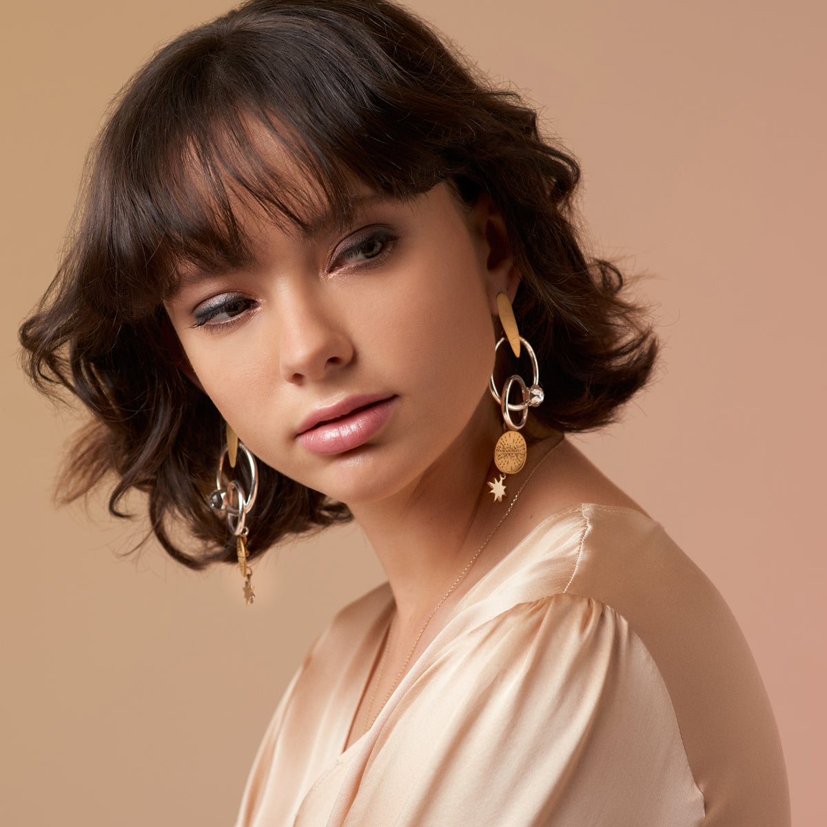 ASTRAL ORBIT STATEMENT EARRINGS — Sterling Silver