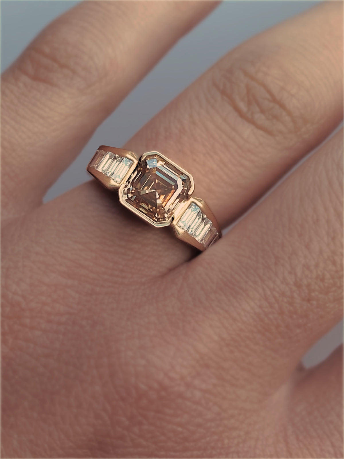 EDIE ENGAGEMENT RING — Yellow Gold, Diamond