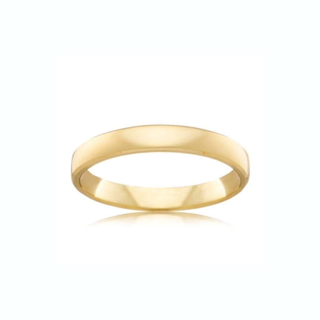 CELESTINE 2MM WEDDER -YELLOW GOLD — Yellow Gold
