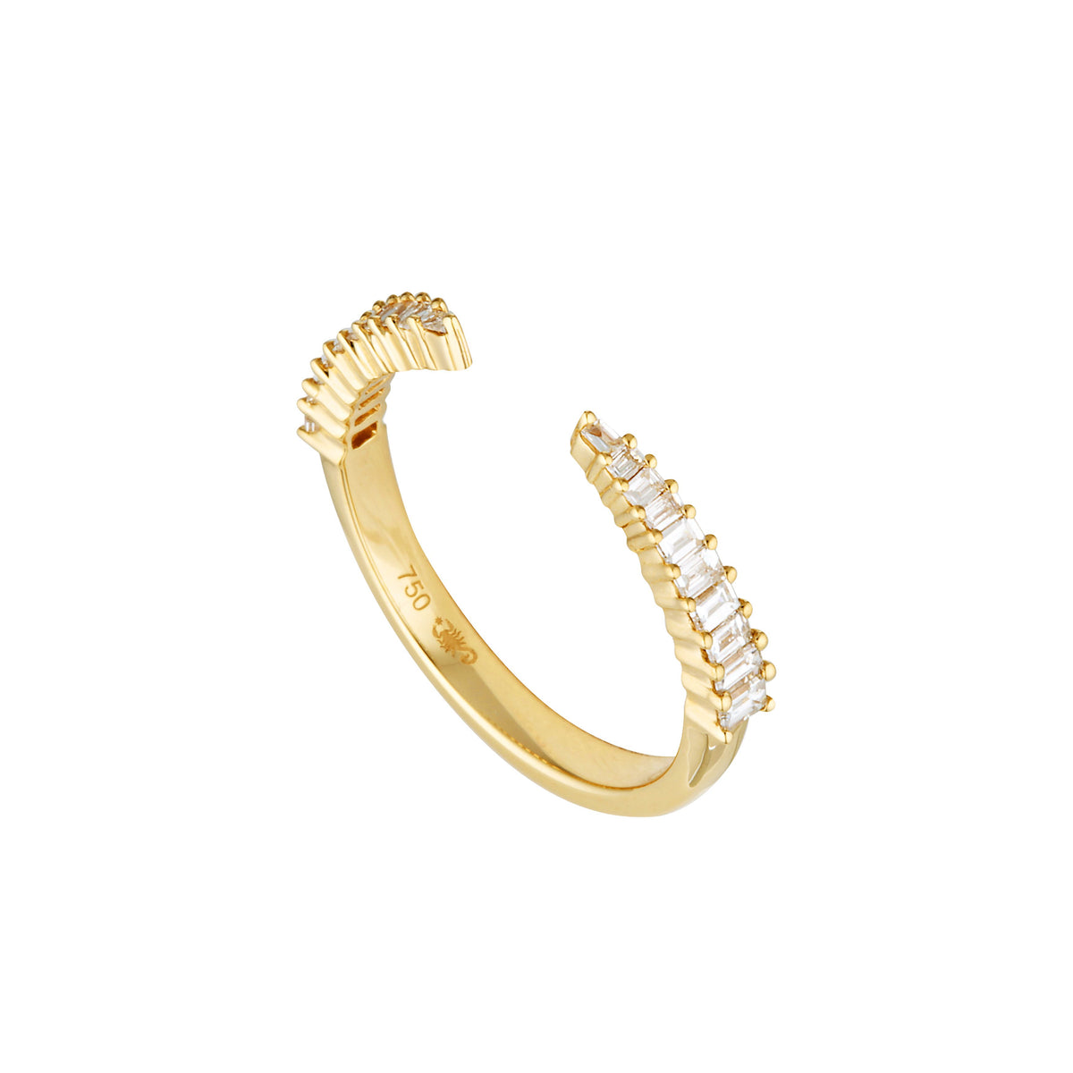 EMPIRE WEDDER — White Gold / Yellow Gold / Platinum, Diamond / Emerald
