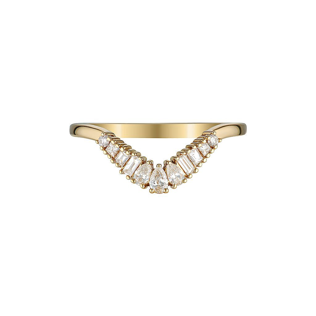 FUTURIST WEDDER — White Gold / Yellow Gold / Platinum, Diamond