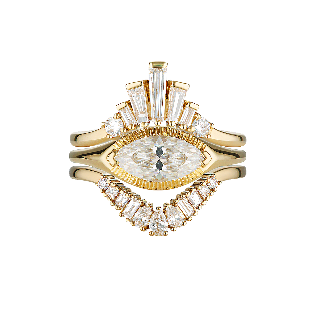 METROPOLIS WEDDER — White Gold / Yellow Gold / Platinum, Diamond