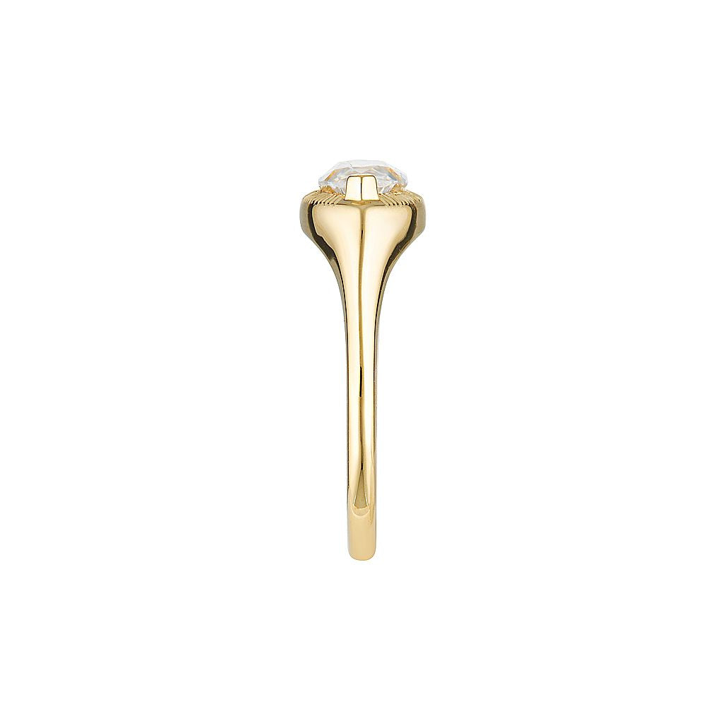 CHRYSLER RING — White Gold / Yellow Gold / Platinum, Diamond