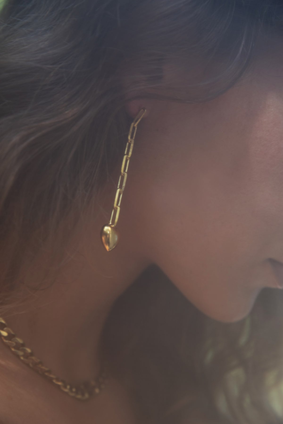 JAGGER DROP EARRINGS — White Gold / Yellow Gold / Gold Plated / Sterling Silver