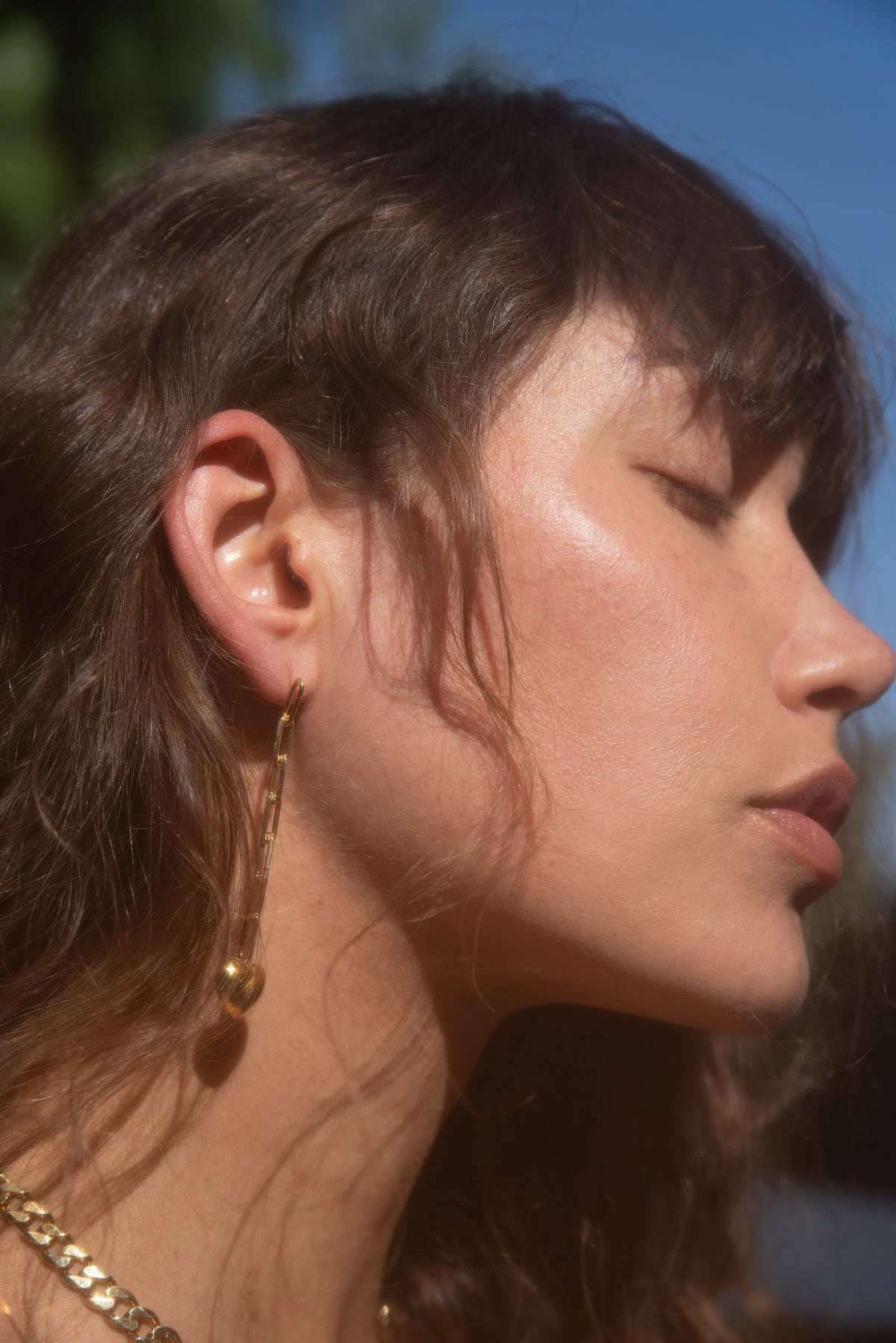 JAGGER DROP EARRINGS — White Gold / Yellow Gold / Gold Plated / Sterling Silver