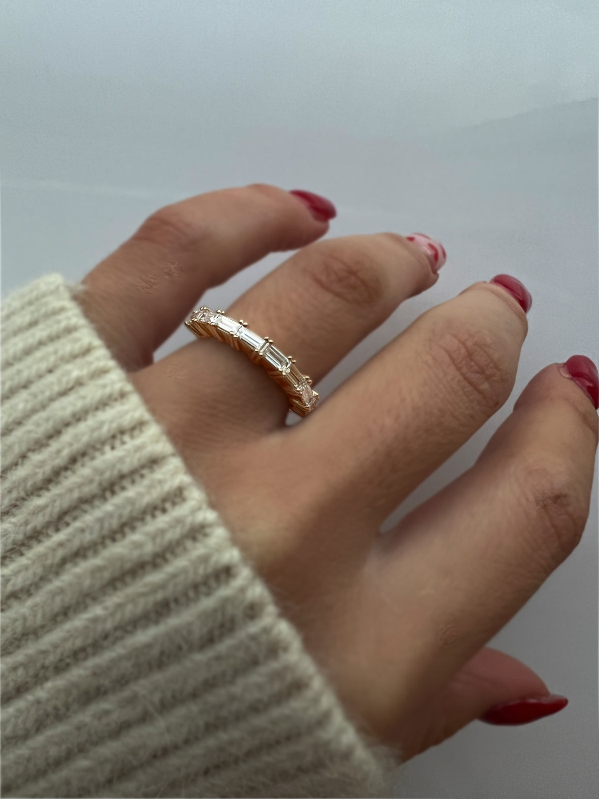 LA MARAIS BAND — Yellow Gold, Diamond / Sapphire