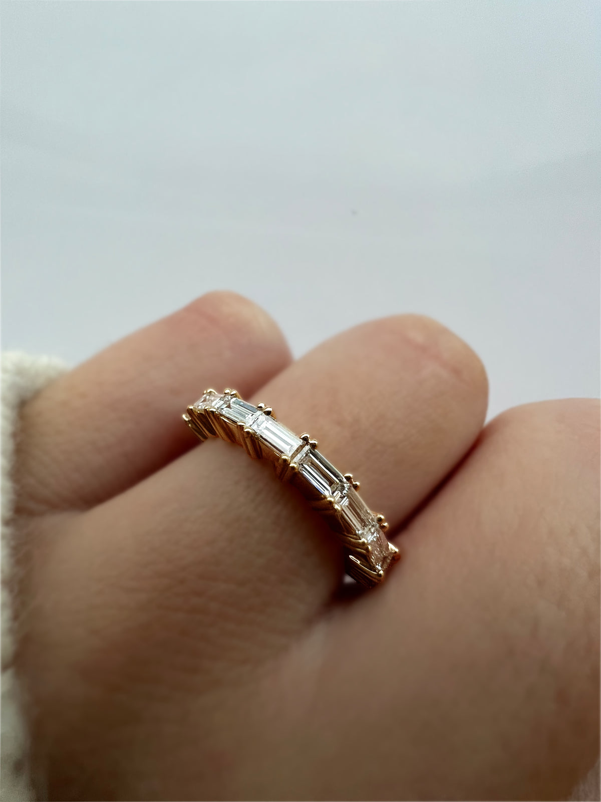 LA MARAIS BAND — Yellow Gold, Diamond / Sapphire