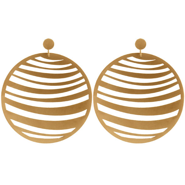 MONSTERA EARRINGS — Gold Plated / Sterling Silver