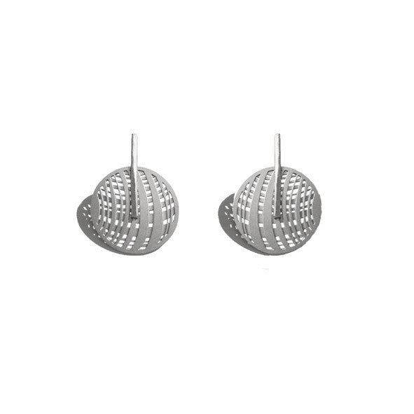 SATURN STUD EARRINGS — Gold Plated / Sterling Silver / Stainless Steel