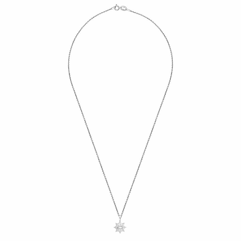 STARDUST PENDANT — White Gold / Yellow Gold / Gold Plated / Sterling Silver, Diamond / Sapphire