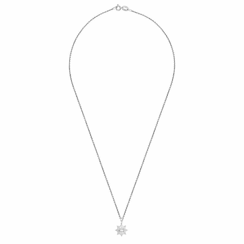 STARDUST PENDANT - Silver — Sterling Silver, Diamond / Sapphire