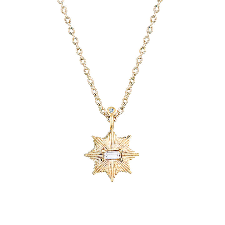 STARDUST PENDANT — White Gold / Yellow Gold / Gold Plated / Sterling Silver, Diamond / Sapphire