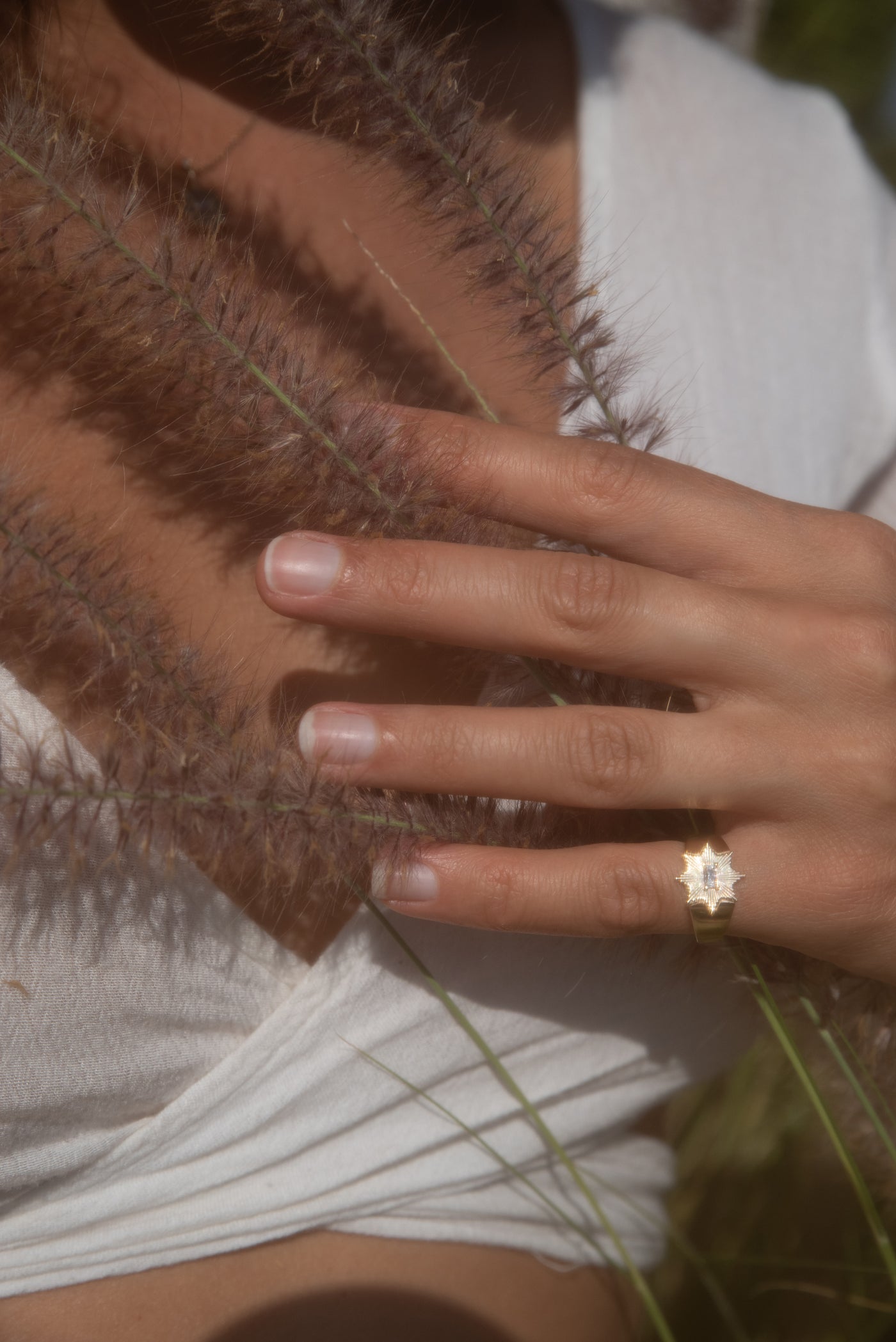STARDUST RING — White Gold / Yellow Gold / Sterling Silver, Diamond / Sapphire