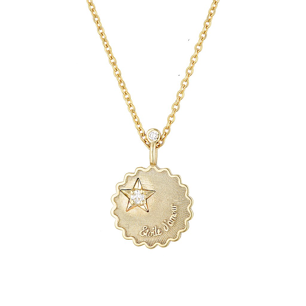 STAR OF LOVE PENDANT- White, Rose and Yellow Gold