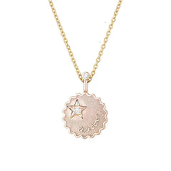 STAR OF LOVE PENDANT- White, Rose and Yellow Gold