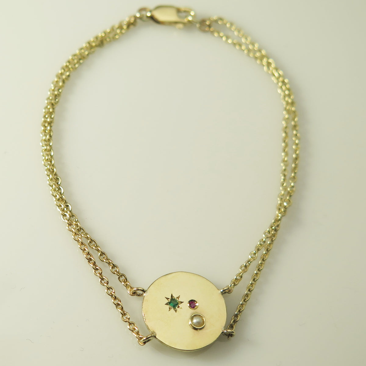STEVIE BRACELET — White Gold / Yellow Gold / Gold Plated / Sterling Silver, Diamond / Sapphire