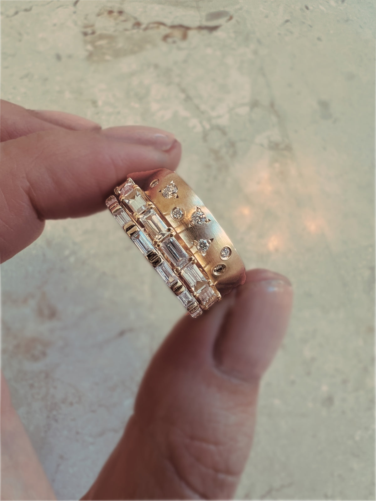 VEGA RING — White Gold / Yellow Gold, Diamond