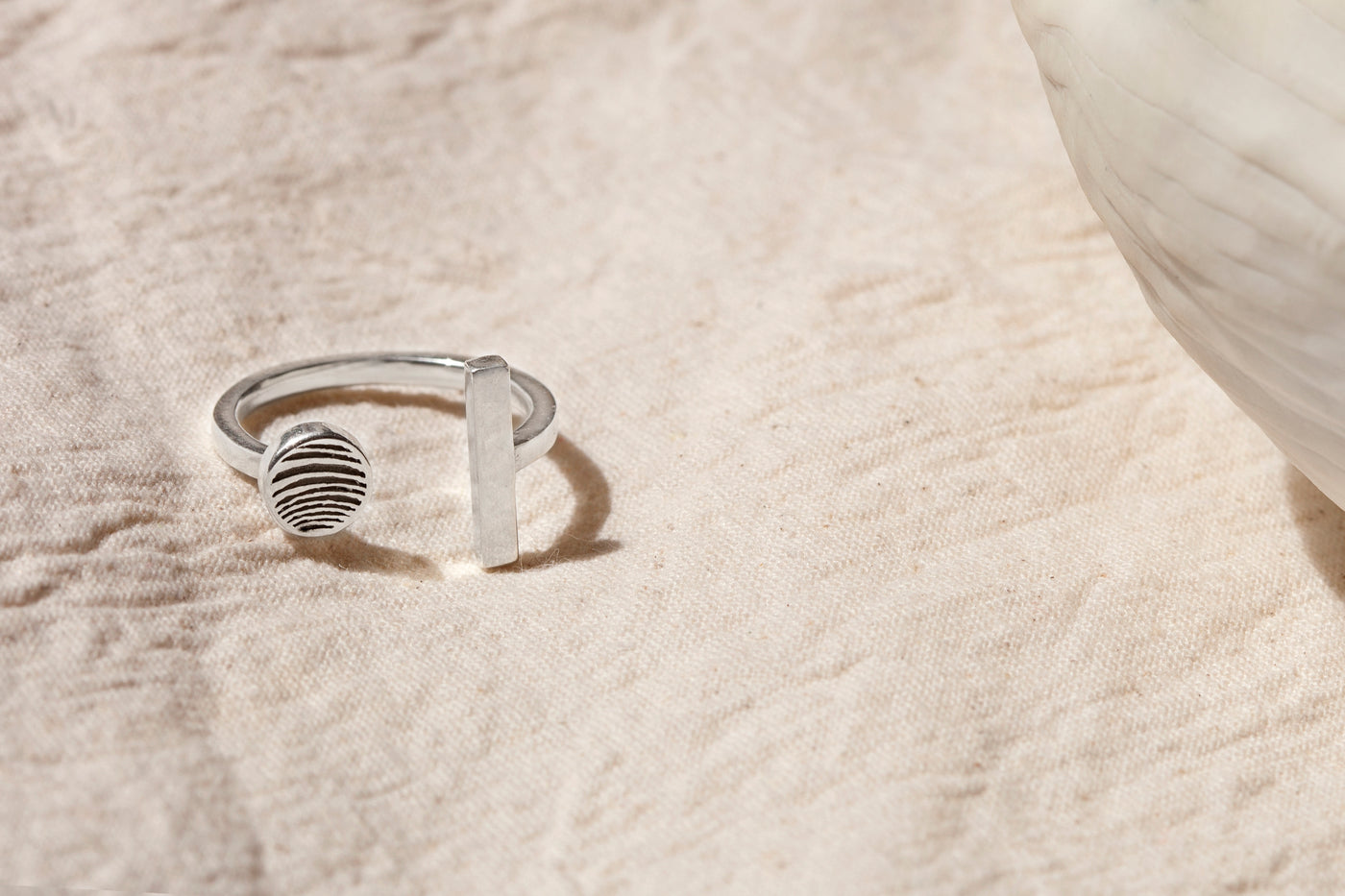 SATURN OPEN RING — Sterling Silver